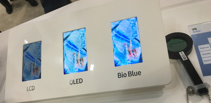 Samsung's Bio Blue-Technologie soll den Blaulicht-Anteil auf 6 Prozent reduzieren.