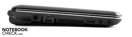 Links: Strom, LAN, USB, Audio