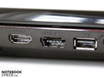 HDMI, USB-eSATA kombiniert, USB HDMI, USB-eSATA kombiniert, USB
