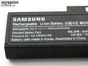 Der Akku hat eine geringe Kapazität von 4.400 mAh. Der Akku hat eine geringe Kapazität von 4.400 mAh.