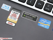 Core i7-2630QM Vierkerner, 8GB RAM, Blu-ray LW und GeForce GT540M geben sich die Hand.