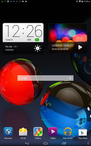 Android Jelly Bean Homescreen