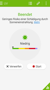 S Health: UV-Strahlung