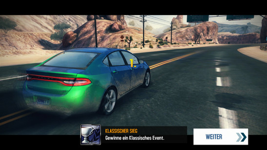 "Asphalt 8: Airborne": Framerate in Ordnung, ganz seltene Ruckler