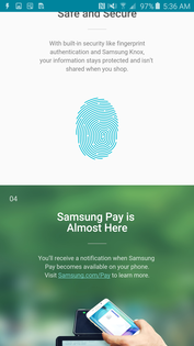 Samsung Pay wird unterstützt werden.