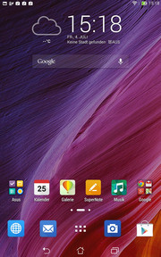 Asus hat das Android Tablet mit seiner Benutzeroberfläche ZenUI ausgestattet.