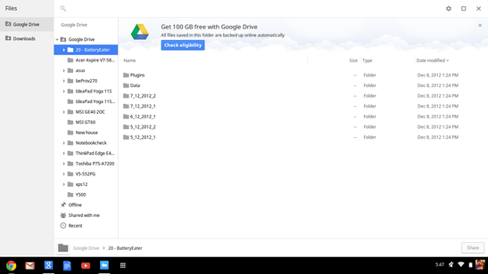 Langsam aber sicher gibt es immer mehr Funktionen und Optionen in Chrome OS.