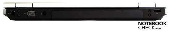 Rückseite: Modem, RS232 (Serial), Power, eSATA Rückseite: Modem, RS232 (Serial), Power, eSATA