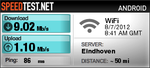 Das WLAN-Modul ist sehr leistungsfähig.