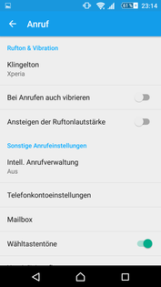 Diverse Einstellungen und Funktionen ...