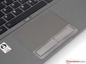 Touchpad mit schwergängigen Tasten