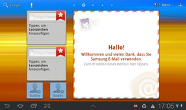 ... mit seiner TouchWiz-Oberfläche.