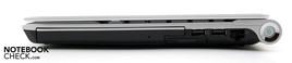 Rechte Seite: 2 x USB, Ethernet Rechte Seite: 2 x USB, Ethernet
