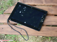 Sony S1, Frontal wie ein typisches Tablet,