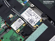 Im Vostro mit Breitband-Modul (nicht im Testgerät) steckt das HSDPA-Modem im zweiten mini PCIe Schacht.