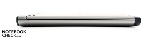 Linke Seite: keine Anschlüsse,