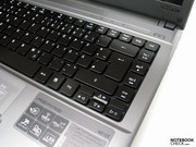 Bei der Tastatur wurde sehr auf eine optische Abstimmung zum restlichen Gehäuse wert gelegt.