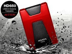 Adata HD650: Robuste externe USB-3.0-HDD ab 54 Euro