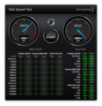 Disc Speed Test macOS nach 30 Minuten