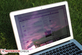 MacBook Air 13 2011 im Außeneinsatz