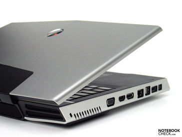 Anschlüsse Alienware M17x
