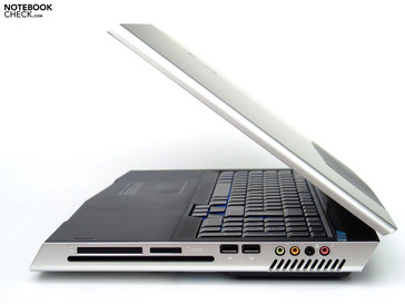 Anschlüsse Alienware M17x