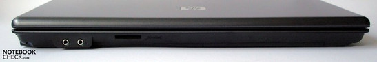 Vorderseite: Audio, Cardreader Vorderseite: Audio, Cardreader
