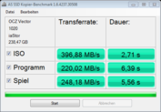 AS SSD Kopierbenchmark OCZ Vector