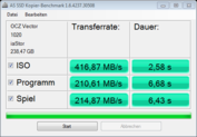 AS SSD Kopierbenchmark OCZ Vector