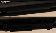 Hinter einer Klappe an der linken Seite befinden sich der Kartenleser und ein weiterer USB-Anschluss. Hinter einer Klappe an der linken Seite befinden sich der Kartenleser und ein weiterer USB-Anschluss.