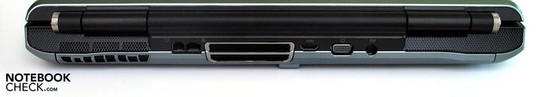 Rückseite: Modem, LAN, HDMI, VGA, Netzanschluss Rückseite: Modem, LAN, HDMI, VGA, Netzanschluss