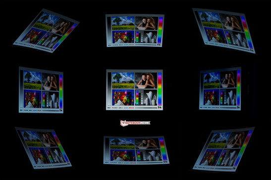 Blickwinkelstabilität des LG G Flex