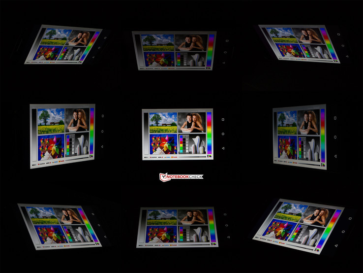 Blickwinkelstabilität des Motorola Moto X Style