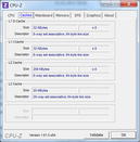 Systeminfo CPUZ Cache