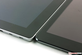 Das Surface 2 ist minimal dicker als das iPad Air.