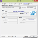 Systeminfo: CPUZ Graphics
