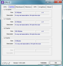 Systeminfo CPUZ Cache Systeminfo CPUZ Cache