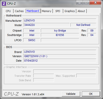 Systeminfo CPUZ Mainboard