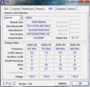 Systeminfo CPUZ RAM SPD Systeminfo CPUZ RAM SPD