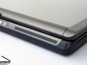 Die Lautsprecher befinden sich an der Vorderkante des Notebooks und bieten vor allem lauten Sound. Die Lautsprecher befinden sich an der Vorderkante des Notebooks und bieten vor allem lauten Sound.