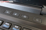 Spezielle Tasten für Wlan, Sound und Webcam.