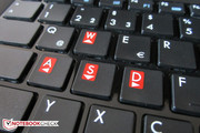 Immerhin sind die WASD-Tasten rot markiert. Immerhin sind die WASD-Tasten rot markiert.