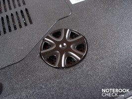 Subwoofer auf dem Gehäuseboden Subwoofer auf dem Gehäuseboden