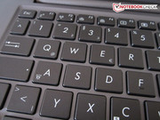 Die Chiclet-Tastatur schneidet ziemlich gut ab.