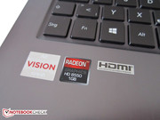 Im VivoBook U38DT werkelt vornehmlich AMD Hardware.