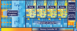 Die-Shot der Quad-Core-Version Die-Shot der Quad-Core-Version