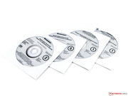 Windows 8 liegt auf vier Datenträgern bei.