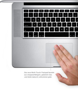 hervorragendes Glastouchpad