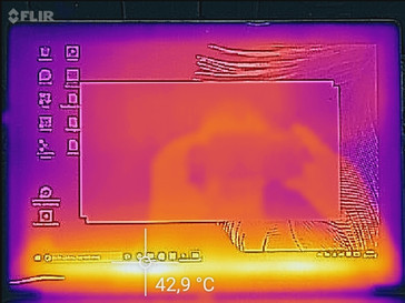 Abwärme Leerlauf oben, Flir one