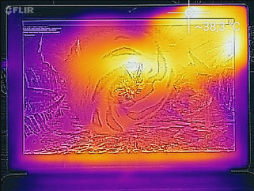 Abwärme Stresstest oben, Flir one